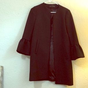 Zara Jacket with ruffle sleeve